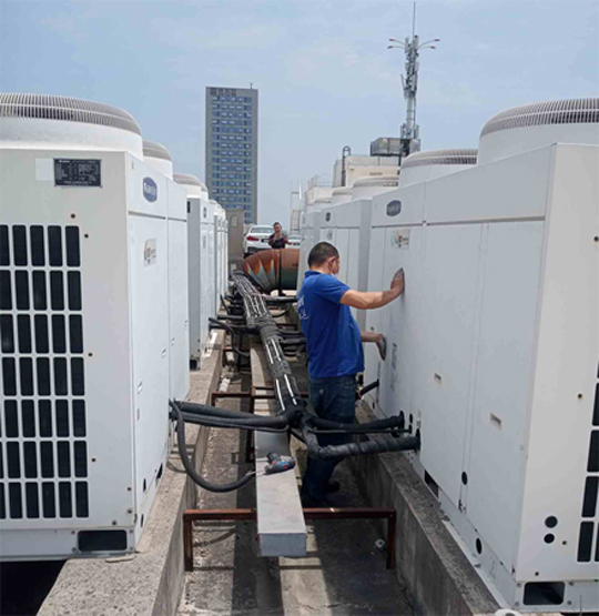 成华中央空调制热和不制冷系统维修方法